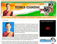 Tablet Screenshot of gandhisonia.com